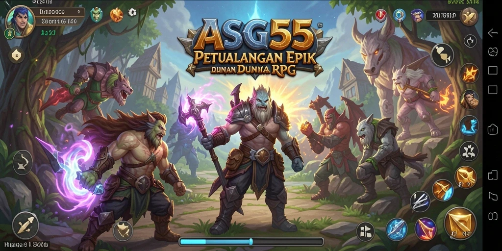 Gameplay RPG menarik dengan karakter yang kaya.
