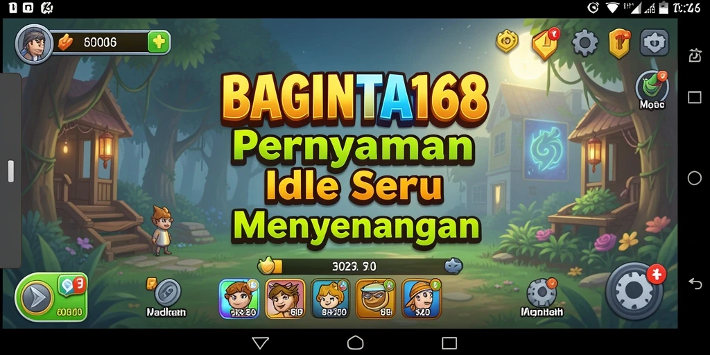 Tampilan gameplay utama BAGINTA168 yang menarik dan seru.