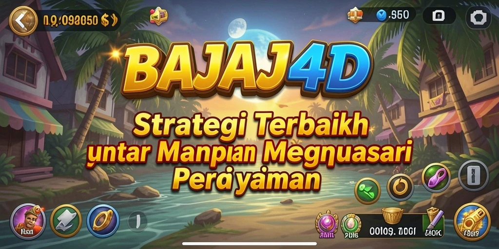 Tangkapan layar menunjukkan momen intens dalam permainan strategi BAJAJ4D.