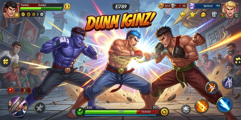 Tangkap aksi mendebarkan dalam gameplay Fighting EE789.