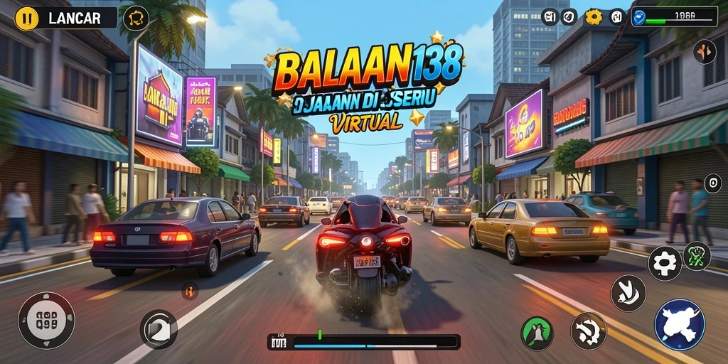 Tampilan gameplay Racing yang mendebarkan dari LANCAR138.