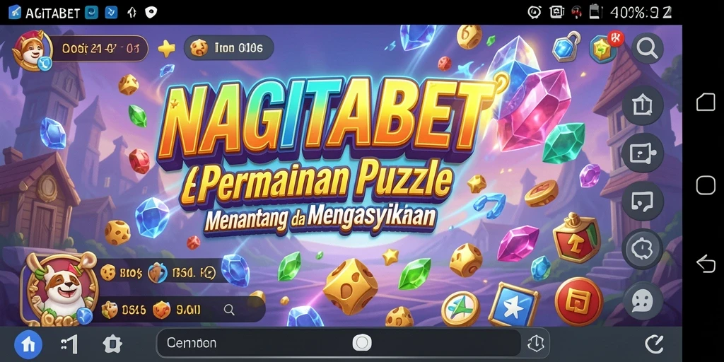 Tangkapan layar gameplay NAGITABET menampilkan tantangan Puzzle yang mengasyikkan.