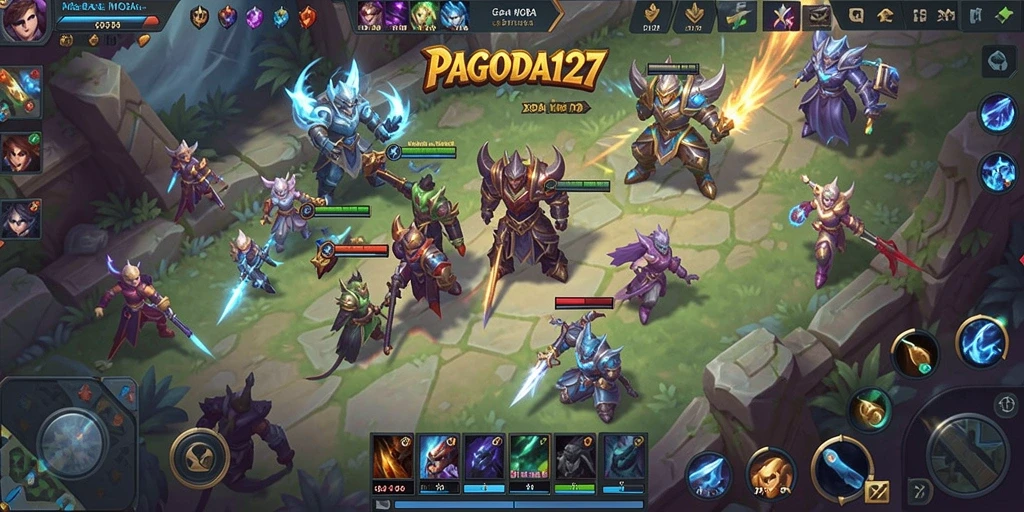 Screenshot menarik dari gameplay seru PAGODA127.